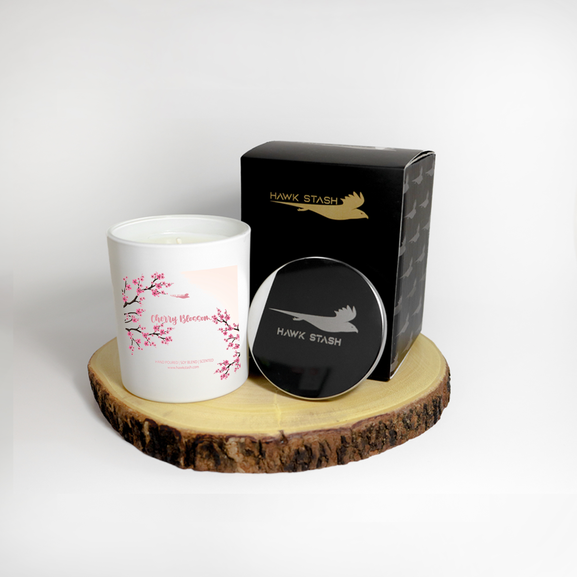 Cherry Blossom Scented Candle SCENTED CANDLE HAWK STASH
